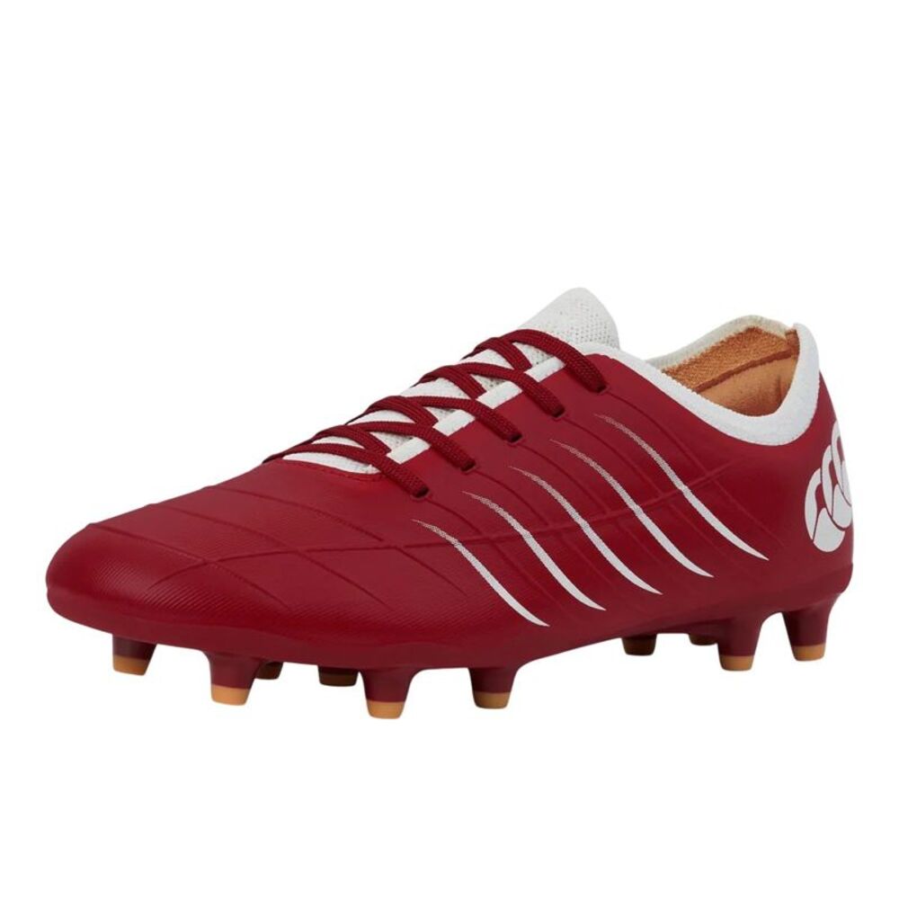 Canterbury Mens Phoenix 2.0 Pro Firm Ground Boots / Red Dahlia